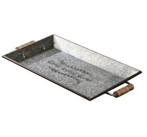 ถาดเสิร์ฟอาหารและจานเหล็กชุบสังกะสีเป็นมิตรกับสิ่งแวดล้อมสำหรับบ้านเบเกอรี่โรงแรมเสิร์ฟ - Product Image 2