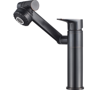 Multi-Function Black <b>Basin</b> Mixer <b>Tap</b> - Product Image 2