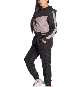 Custom Windbreaker Tracksuit 100% Polyester Material <b>Lightweight</b> Quickdry Breathable Customised Logo Printing - Product Image 4