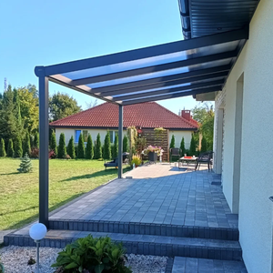 <span class=keywords><strong>Toit</strong></span> de terrasse en aluminium de luxe homologué CE, Terrasoverkapping, couvertures de patio, véranda, Power RAL 7016 9016 9005, protection solaire extérieure - Product Image 1