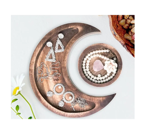 ถาดไม้เสิร์ฟของตกแต่งบ้านถาดขนมอีดมูบารักสำหรับปาร์ตี้ในบ้านขายดี - Product Image 4