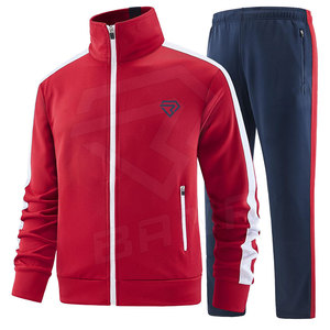 Conjunto Deportivo Casual Ajustado de Verano para Hombre, 100% Algodón, Secado Rápido, Transpirable, Personalizable con Logotipo OEM, Dos Piezas Elásticas - Product Image 2