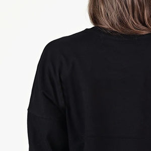 Sudadera de Algodón de Color Sólido para Mujer, Diseño Moderno, Manga Larga, Informal, Talla Grande, con Logotipo - Product Image 4