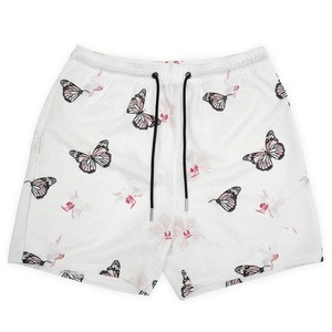 Pantalones cortos de malla asequibles Mujeres Hombres Vintage Trendy Oversize Street Sports Outdoor Shorts Hawaii Beach Short Pants Swim Trunks - Product Image 5