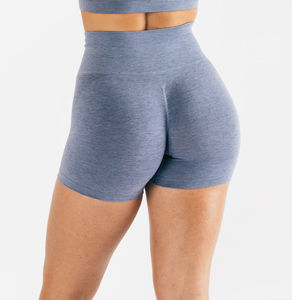 Pantalones cortos de gimnasio de cintura alta suave de la mejor calidad para mujer, mallas de Yoga para motorista de entrenamiento para verano, mallas deportivas - Product Image 5
