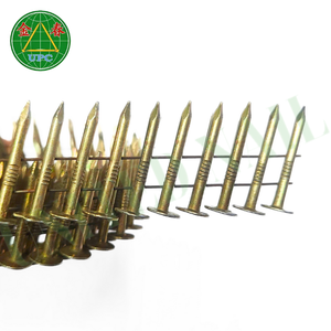 Durable a cuadros/bobina de cabeza plana Clavos para techos Proyecto de construcción de vástago liso Precios competitivos Hecho Material de acero de Vietnam - Product Image 4