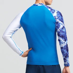 ชุดป้องกันผื่นสำหรับผู้ชายชุดป้องกันผื่นสำหรับผู้ชายผ้าแห้งเร็วใส่สบายพร้อมโลโก้ออกแบบได้ตามต้องการ - Product Image 4