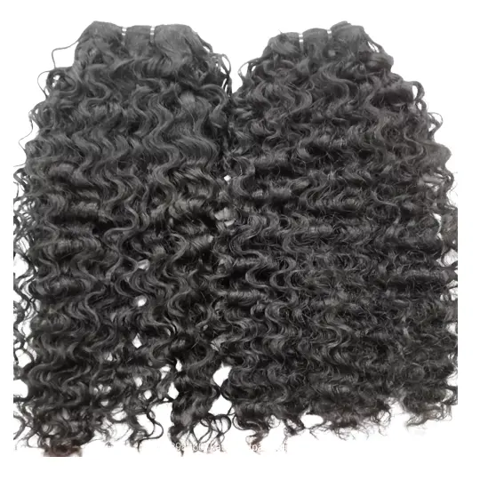 Newly Arrival Best Quality Natural Black Tight Curly Hair with Aligned Cuticle Hair For Women Hair Uses Low Prices