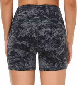 Conjunto de Sujetador deportivo de cintura alta para mujer, pantalones cortos sin costuras para gimnasio, mallas para correr, sin costuras, cintura alta - Product Image 3