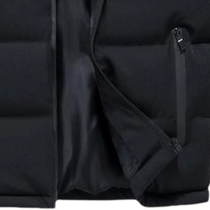 Haute qualité hiver chaud personnalisé grande taille décontracté solide sans manches hommes bouffantes vestes pour hommes - Product Image 5