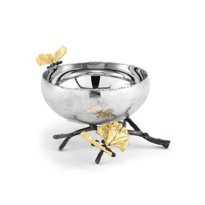 Cuenco doble de metal decorativo de Granada real para frutas secas y aperitivos - Product Image 5