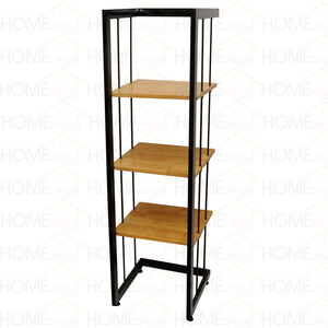 Estantería de Madera Pequeña de 3 Niveles para Decoración de Sala de Estar-SFKS026 - Product Image 2