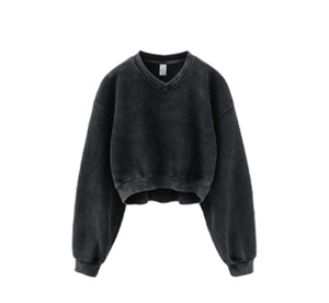 Sudadera con Capucha de Forro Polar para Mujer 2025, Personalizada, Oversize, Estilo Hip Hop, Lavado Ácido, de Alta Calidad, para Fitness y Streetwear de Invierno - Product Image 1