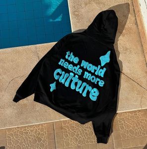 Sudadera Extra Grande de Estilo Urbano con Estampado Gráfico Vintage, Tejido de Punto de Algodón Formal, Talla Grande con Capucha - Product Image 3