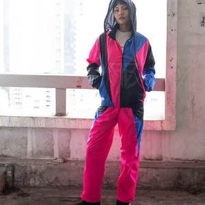 Combinaison coupe-vent classique d'hiver à capuche, décontractée, unie, conçue pour un confort optimal et un mouvement facile en extérieur - Product Image 5