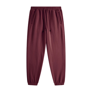 Nouveau design de pantalons de survêtement baggy, vente en gros de pantalons de survêtement épais vierges pour hommes, pantalon de survêtement en polaire, pantalon de survêtement évasé à jambes larges - Product Image 3