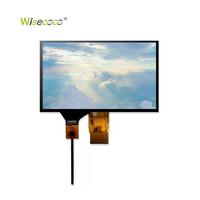 Pantalla LCD de 7 Pulgadas Personalizada de Fábrica, 1024*600, Retroiluminación LED Blanca Normal, Módulo LCD TFT con Pantalla Táctil Capacitiva para HMI Industrial