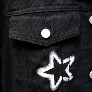 Nueva chaqueta de mezclilla de precio de fábrica de moda para hombre Chaquetas de hombre más populares Chaqueta de mezclilla de calidad superior transpirable de secado rápido - Product Image 4