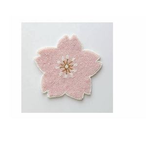 Latest Design Handmade Strawberry <b>Glass</b> Beaded Coaster Modern Decorative Cup Coaster Coaster for <b>Coffee</b> <b>Table</b> - Product Image 6