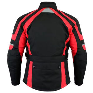 Chaqueta de Cuero Vacuno Personalizada con Logotipo para Motociclismo, Ropa Deportiva de Carreras, Equipo de Motociclista Profesional al por Mayor, Ropa de Seguridad para Hombre - Product Image 5