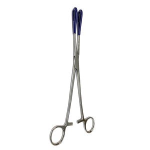 Fórceps de sujeción de esponja de alta calidad, fórceps de sujeción de esponja de 9 pulgadas, fórceps uterinos de Clementson de agarre azul de 24 cm para cirugía - Product Image 6