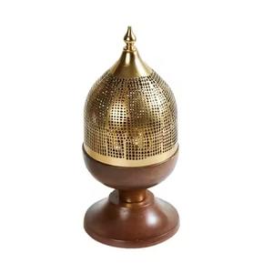 Encens indien Bakhoor, cadeau du Ramadan, vente chaude, base en bois de couleur or arabe, forme de graines - Product Image 3