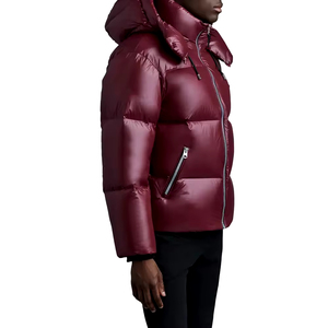 Veste matelassée pour homme, style tendance, vente en gros, veste d'hiver décontractée pour l'extérieur, veste en duvet, logo personnalisé, manteaux grande taille pour homme - Product Image 2
