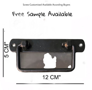 Global Supplier of Matte Black Square Kitchen Cabinet Pulls Spring Box <b>Door</b> Handle and Cupboard Hardware <b>for</b> Villa Drawers - Product Image 3