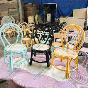 Modern Charming Rattan <b>Kid's</b> Chair Comfortable Stylish Seating Solution for Indoor Outdoor <b>Parties</b> Bedrooms Living Rooms Kitchen - Product Image 1