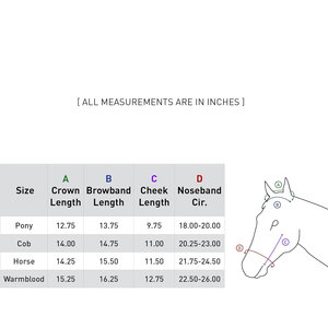 Calzones de brida Remont de cuero de calidad superior, brida ajustable para caballo inglés, banda para la nariz acolchada suave, banda ancha duradera - Product Image 2