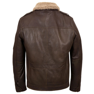 เสื้อแจ็กเก็ตหนังกันน้ำกันลมฤดูหนาวมีซิปสำหรับผู้ชายเสื้อแจ็กเก็ตมอเตอร์ไซค์ระบายอากาศอบอุ่นกลางแจ้งแฟชั่น - Product Image 3