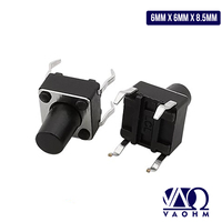 Interrupteur tactile VAOHM DIP VA-TSP4TB-S8H5 6mm X 6mm X 8.5mm (1 sac/1000 pièces)