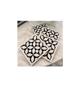 Moderne écologique 2025 nouveauté en bois et os incrustation sous-verres attrayant artisanat travail haut tendance tapis et tampons - Product Image 4