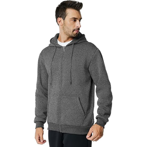 Sweats à capuche avec fermeture éclair haut de gamme à la mode et stylés OEM personnalisés confortables et respirants pour hommes vente en gros de vêtements de rue de sweats à capuche - Product Image 4