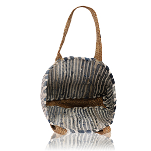 Sac fourre-tout bohème en jute uni pour femme, écologique, toutes saisons, plage, usage quotidien, style épaule, ouverture supérieure - Product Image 5