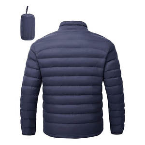 Chaqueta de invierno acolchada con aislamiento empacable ligera para hombre, abrigo hinchado alternativo de plumón resistente al agua de alta calidad - Product Image 2