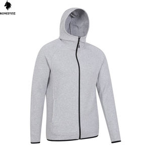 เสื้อมีฮู้ดแบบสวมหัวของผู้ชายผ้าเทอร์รี่ผ้าฝ้าย100% น้ำหนักเบาลายนูนทึบออกแบบได้ตามต้องการสำหรับฤดูหนาว - Product Image 2