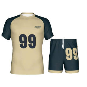 ชุดวอลเลย์บอลกีฬากลางแจ้ง ผ้าโพลีเอสเตอร์ พิมพ์โลโก้คุณภาพสูงตามสั่ง - Product Image 1