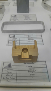 บริการเครื่องจักรซีเอ็นซีสำหรับชิ้นส่วนสแตนเลสรวมถึงลวด EDM และประเภทเจาะ - Product Image 5