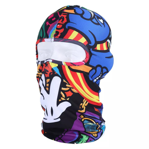 Máscara de esquí Hombres Mujeres Máscara de cara completa pasamontañas skimask máscara facial Capucha Nieve Motocicleta Correr Clima frío pasamontañas personalizado - Product Image 1