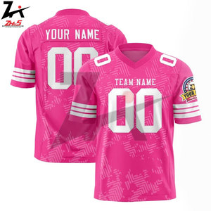 Custom Full Print Streetwear American Retro Football Jersey High Quality Sublimation Mesh Boxy <b>Cropped</b> Rugby Jersey - Product Image 2