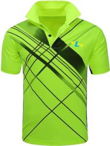 Chemises polo pour hommes respirantes, logo personnalisé imprimé, chemises polo pour hommes élégantes à manches courtes - Product Image 6