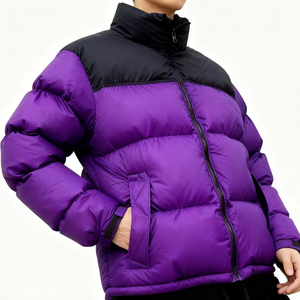 Lightweight <b>thermal</b> mens puffer jacket insulated <b>padded</b> fabric comfortable winter wear OEM ODM durable stitching cold resistant - Product Image 4