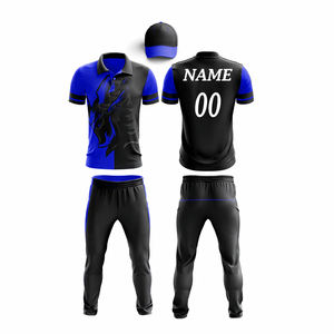 Maillot de cricket pour hommes jeunes de haute qualité nouveau modèle à carreaux conception uniformes en gros - Product Image 2