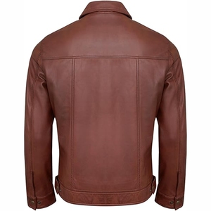 New 2025 Demandable Unique quality Custom <b>Sheepskin</b> Bomber <b>Jacket</b> High Quality Leather <b>Jacket</b> - Product Image 6