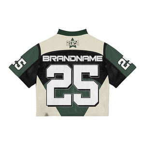 Diseña tu propia camiseta de fútbol americano de manga corta Diseño de sublimación de alta calidad Camiseta de fútbol americano - Product Image 6