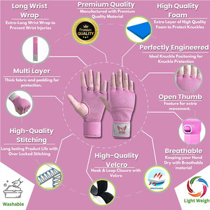 Envolturas de Gel de boxeo de alta resistencia Venta directa de fábrica Envolturas de Gel de boxeo hechas a medida - Product Image 3