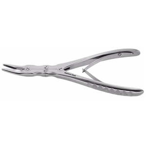 Rongeur Manual Quirúrgico Beyer de 2 mm y 15 cm, Doble Acción, Curvo, Acero Inoxidable, Certificado CE y MOL, Clase II - Product Image 3