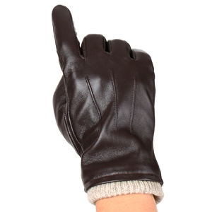 Guantes OEM de cuero genuino de alta calidad para deportes de invierno informales y de viaje último estilo transpirable y cómodo - Product Image 2