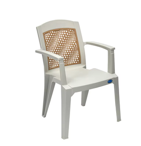 Silla ligera de plástico con reposabrazos y patas sólidas diseñada para máxima comodidad en zonas de cocina salones de oficina hospitales - Product Image 1